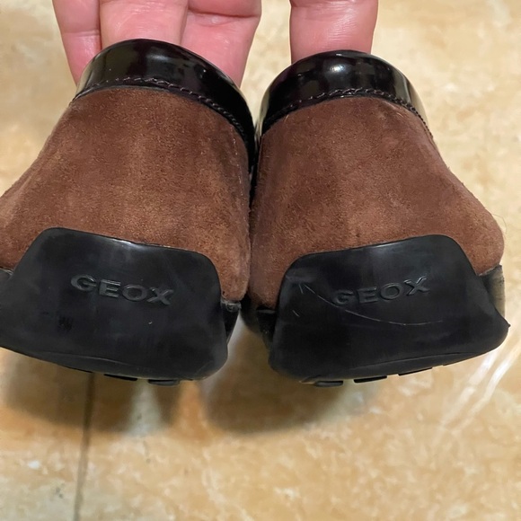Geox Respira Kosmopolis Suede Brown Leather EUR 40 US 10M - Picture 3 of 8